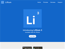 Tablet Screenshot of liftium.com